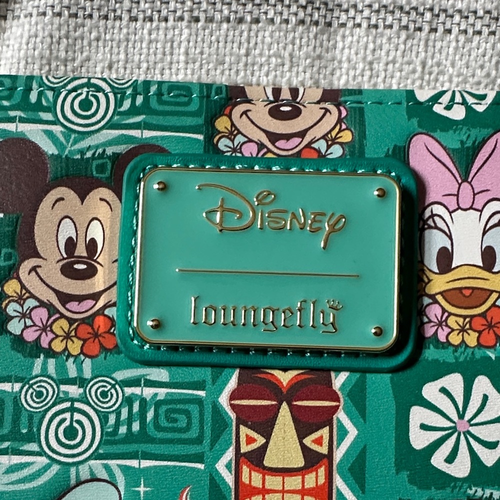 Loungefly Disney Teal and Brown Wallet - Picture 2 of 8